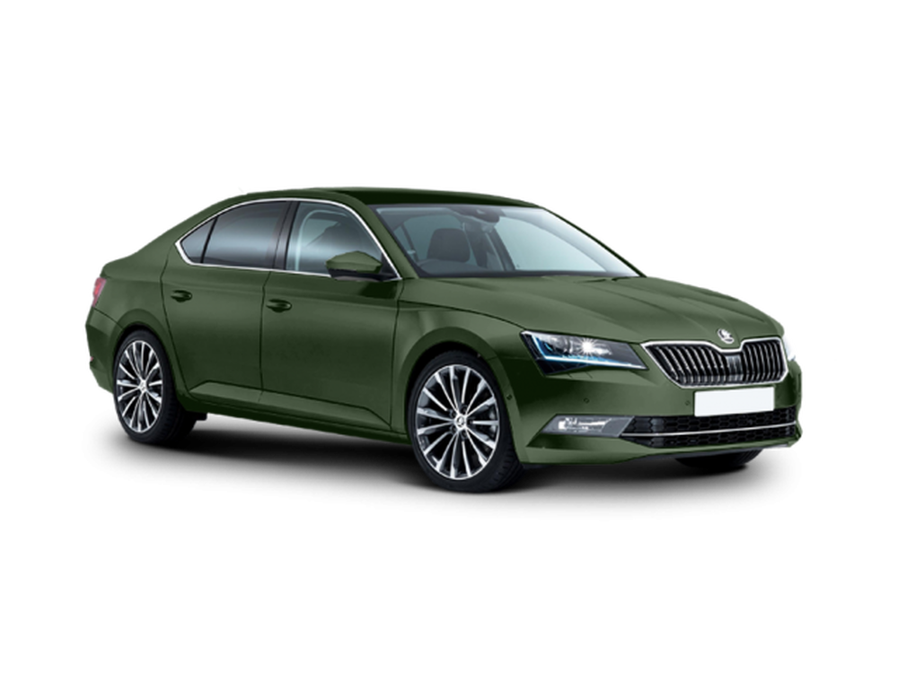 Skoda Superb зеленая